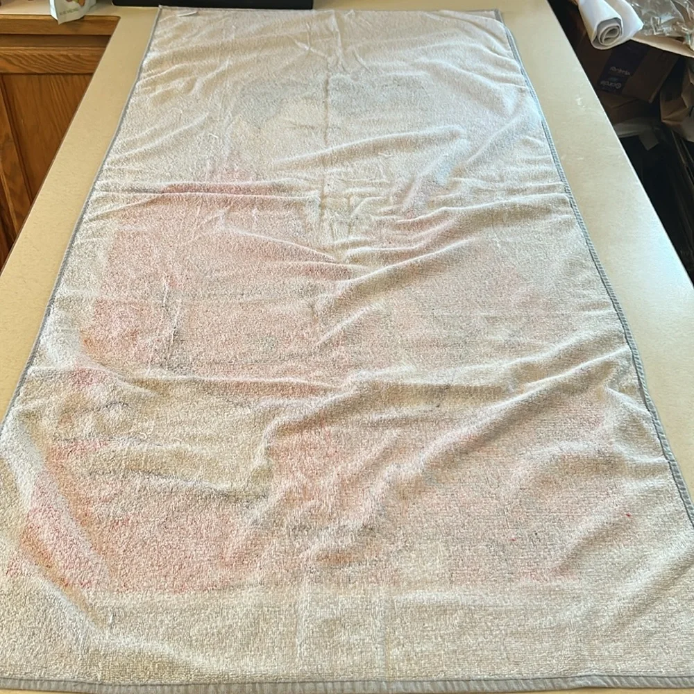Elvis Presley Signature Beach Towel 1985 🖤❤️‍🔥❤️ 🎸 Excellent Condition!